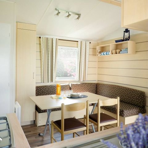 MOBILHOME 6 personas - Confort | 3 Dormitorios | 6 Pers. | Terraza, elevada, no cubierta | Aire acondicionado