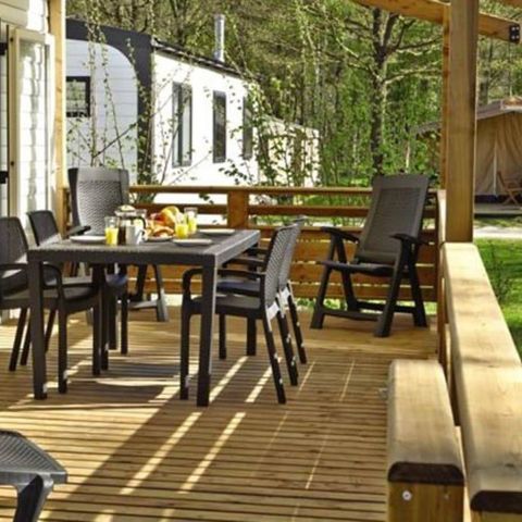 MOBILE HOME 8 people - Premium | 3 Bedrooms | 6/8 Pers. | Raised terrace