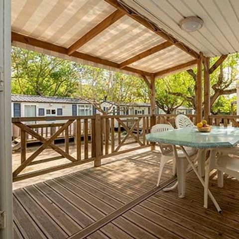 Stacaravan 4 personen - Klassiek | 2 slaapkamers | 4 pers. | Eenpersoons terras | Airconditioning