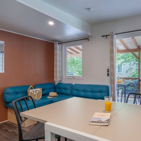 Mobile home 6 persons - Comfort | 3 Bedrooms | 6 Pers | Raised terrace | Air conditioning