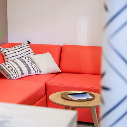 Stacaravan 6 personen - Mobile-home | Comfort XL | 3 slaapkamers | 6 pers | Verhoogd terras | Airconditioning | TV