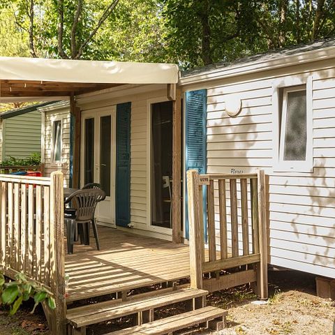 MOBILE HOME 6 people - Mobil-home | Classic XL | 3 Bedrooms | 6 Pers. | Raised terrace | Air-con.