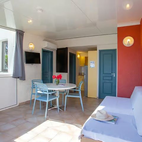 Bungalow 4 personen - Essentiel Bung: 2 slaapkamers, 4 personen, terras