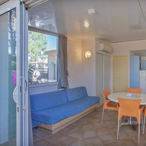 Bungalow 5 personen - Essentiel Bung: 2 slaapkamers, 5 personen, terras