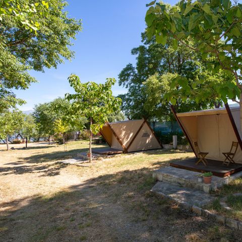 CANVAS AND WOOD TENT 2 people - Nateko, without sanitary facilities