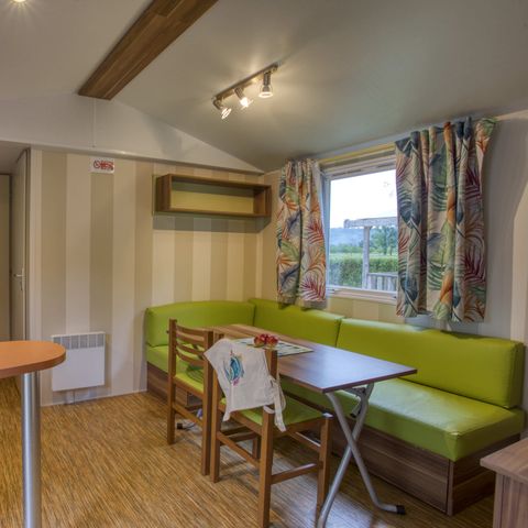 Mobilheim 5 Personen - Mobilheim halbüberdachte Terrasse 4/5 Pers.