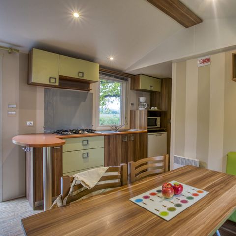 MOBILE HOME 5 people - Semi-covered mobile home terrace 4/5 pers