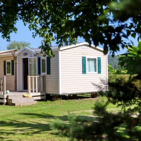 Mobilhome 4/5 personnes - Terrasse semi couverte