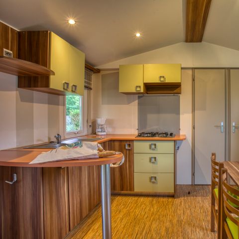 Mobilheim 5 Personen - Mobilheim Confort 2 Zi. Überdachte Terrasse 4/5 Pers.