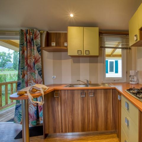 Stacaravan 4/5 personen - Confort 2bed Overdekt terras