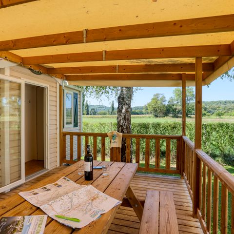 BUNGALOW 5 personnes - Mobil-home Confort 2ch Terrasse couverte 4/5 pers