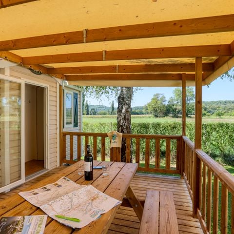 BUNGALOW 5 personnes - Mobil-home Confort 2ch Terrasse couverte 4/5 pers