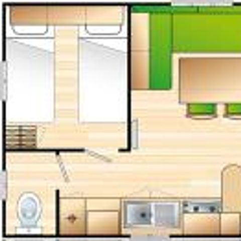MOBILHOME 7 personnes - Mobil home 5/7p