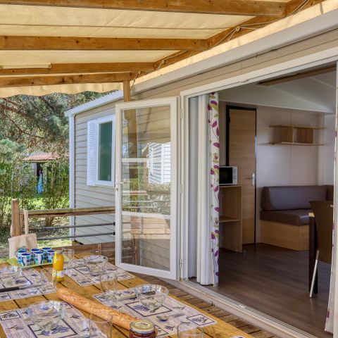 BUNGALOW 7 personnes - Mobil-home Privilège 3ch TV 2SDB 6/7 pers