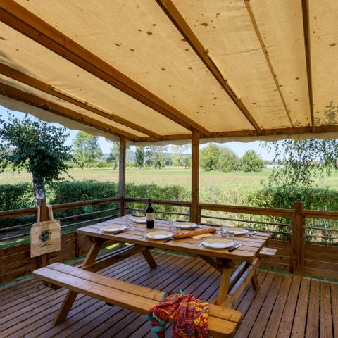 BUNGALOW 7 personnes - Mobil-home Grand Confort 3ch 6/7 pers