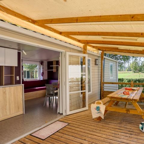 MOBILHOME 7 personnes - Mobil-home Grand Confort 3ch 6/7 pers