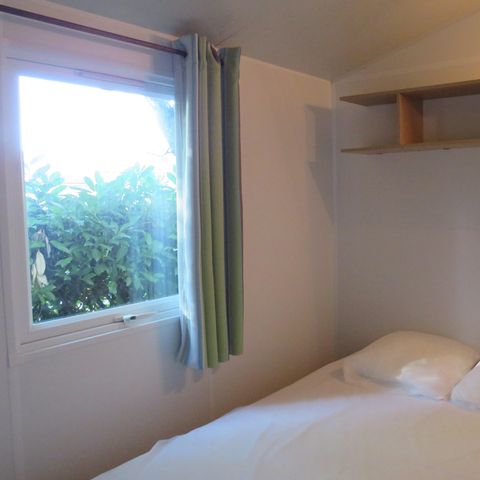 Mobilheim 5 Personen - TITHOME-Hütte ( TERRASSE BACHE ) ohne Sanitäranlagen Etagenbett