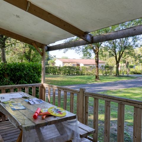Stacaravan 5 personen - Tit'home zeildoek en terras 2CH ZONDER san 1/5 pers
