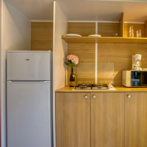 Stacaravan 5 personen - Tit'home zeildoek en terras 2CH ZONDER san 1/5 pers