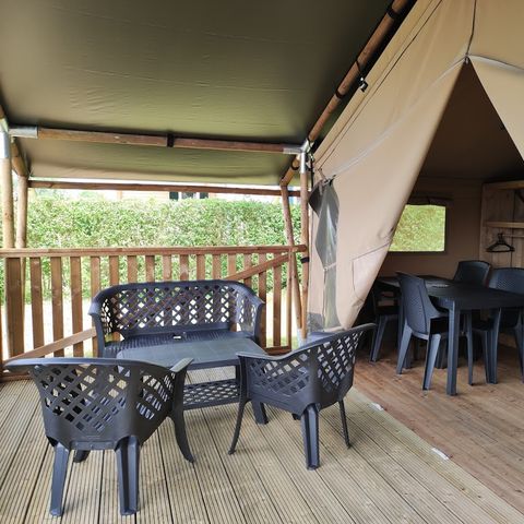 LODGE 4 Personen - Luxury Lodge 4 mit Sanitäranlagen