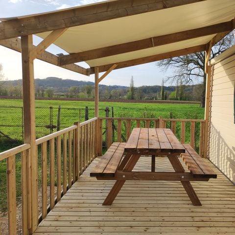 Mobilhome 5/6 personnes - Confort - 2 chambres - Terrasse semi couverte