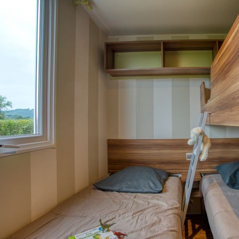 Mobilhome 5/6 personnes - Confort - 2 chambres - Terrasse semi couverte