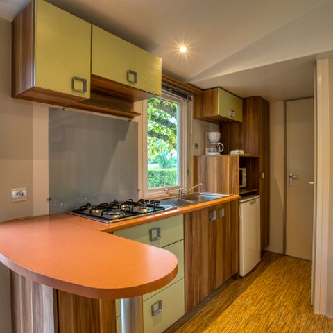 Stacaravan 5/6 personen - Comfort 2bed semi-overdekt terras