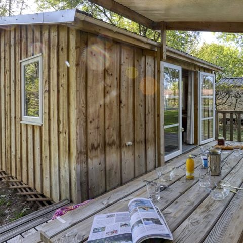 Bungalow 5 personen - Tit'home Hout en terras 2bed Zonder SAN 1/5 pers