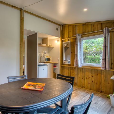 Bungalow 1/5 personnes - Tit'home Bois et terrasse - 2 chambres - Sans - SAN