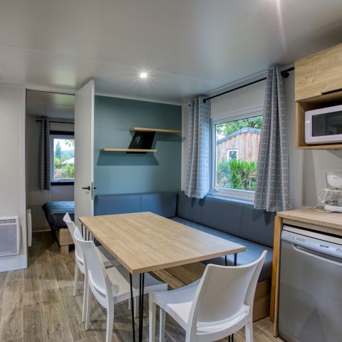 Mobile home 6 persons - Privilège - XL 3bed - TV - LV