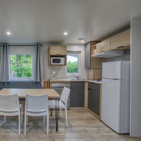 Stacaravan 6 personen - Privilège - XL 3bed - TV - LV