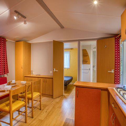 Mobilhome 4 personnes - Confort - 2 chambres - Terrasse couverte