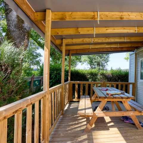 Mobile home 4 persons - Confort 2bed covered terrace