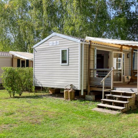 Stacaravan 5 personen - Stacaravan Confort Plus 2 slaapkamers - Terras 4/5 pers