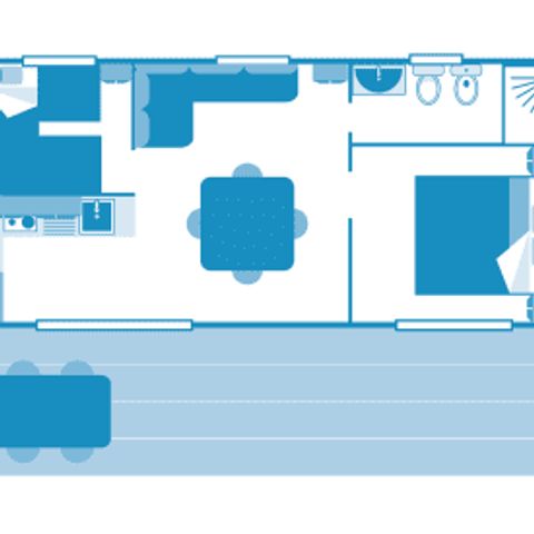 Mobile home 5 persons - Cottage 5p 2bed ****