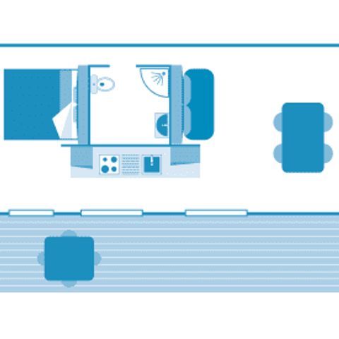 CASA MOBILE 4 persone - Suite Lodge 2/4 1bed ***
