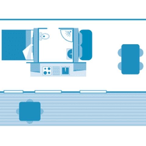 MOBILHOME 4 personas - Suite Lodge 2/4 1bed ***