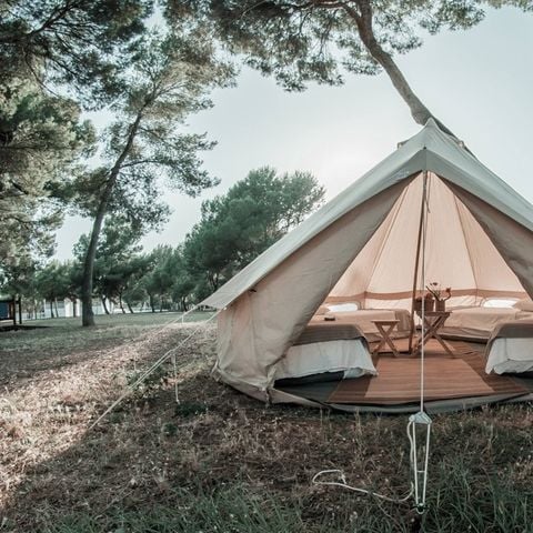 Tenda in tela e legno 2 persone - Campeggio