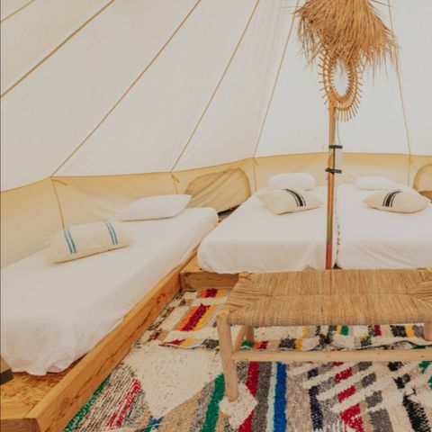 TENTE TOILE ET BOIS 4 personnes - Glamping 4P