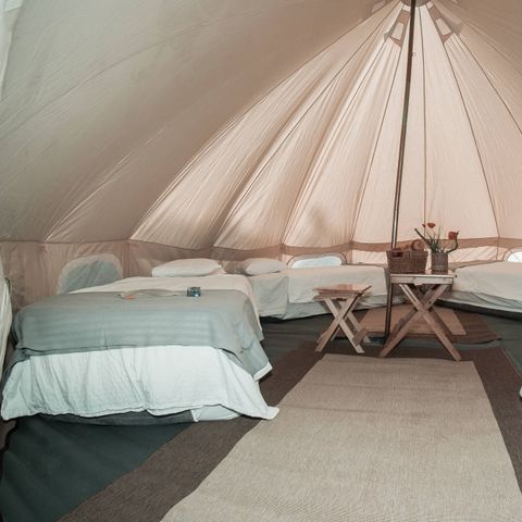 TENTE TOILE ET BOIS 4 personnes - Glamping 4P