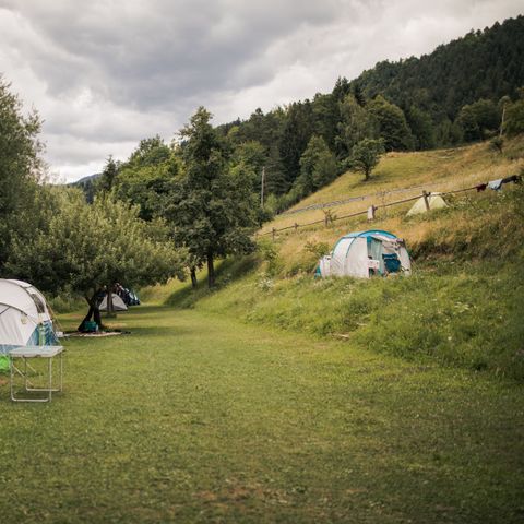 tent 4 personen - Familietent met 2 kamers (zonder eigen badkamer)
