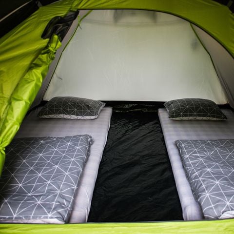 CANVAS AND WOOD TENT 3 people - Kokura hut (without sanitary facilities)