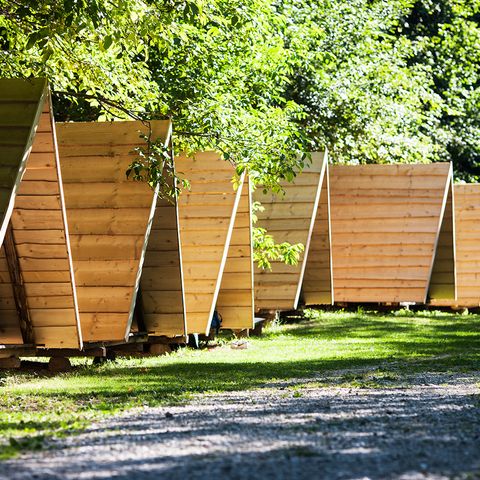 TENTE TOILE ET BOIS 3 personnes - Cabane Kokura (sans sanitaires)