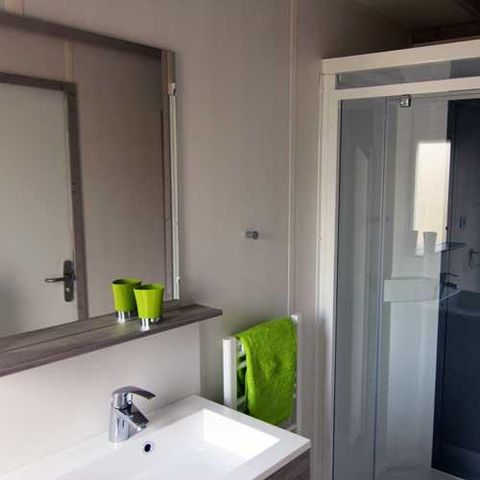 Mobilheim 2 Personen - Suite: 1 Schlafzimmer + Küche -