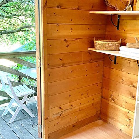 CHALET 2 personas - PETIT - desayuno, ropa de cama y toallas incluidas - instalaciones sanitarias compartidas