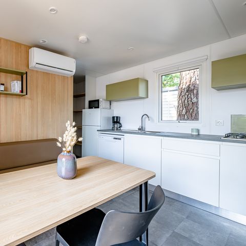 Mobile home 10 persons - Cottage TWIN Cordouan 6 Rooms 10 People Air-conditioned + TV