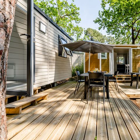 Mobile home 10 persons - Cottage TWIN Cordouan 6 Rooms 10 People Air-conditioned + TV