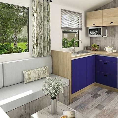 Stacaravan 8 personen - Cottage Verdon 5 Kamers 8 Personen Airconditioning + TV