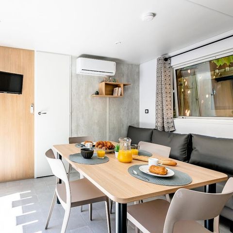 Casa mobile 10 persone - Cabina TWIN 6 Camere 10 Persone Aria condizionata + TV