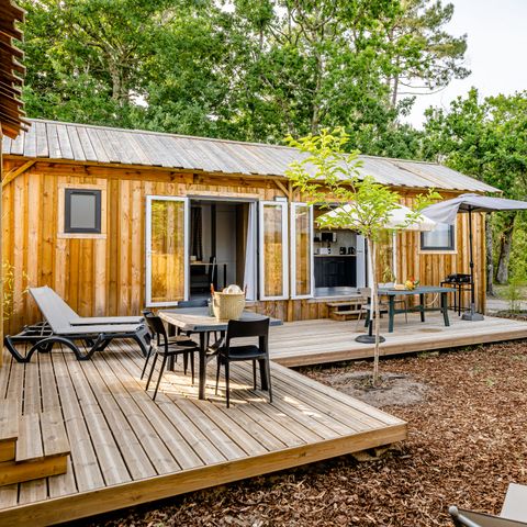 MOBILE HOME 10 people - Cabin TWIN 6 Rooms 10 Persons Air-conditioned + TV